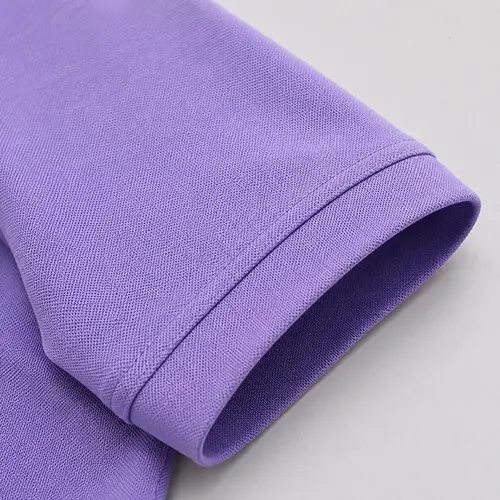 Performance sleeve cuff on a custom golf polo shirt