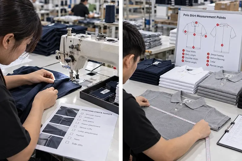 5. Check Stitching and Garment Construction