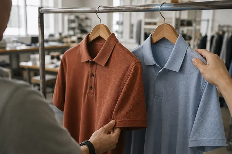 Cotton Piqué vs Polyester Piqué