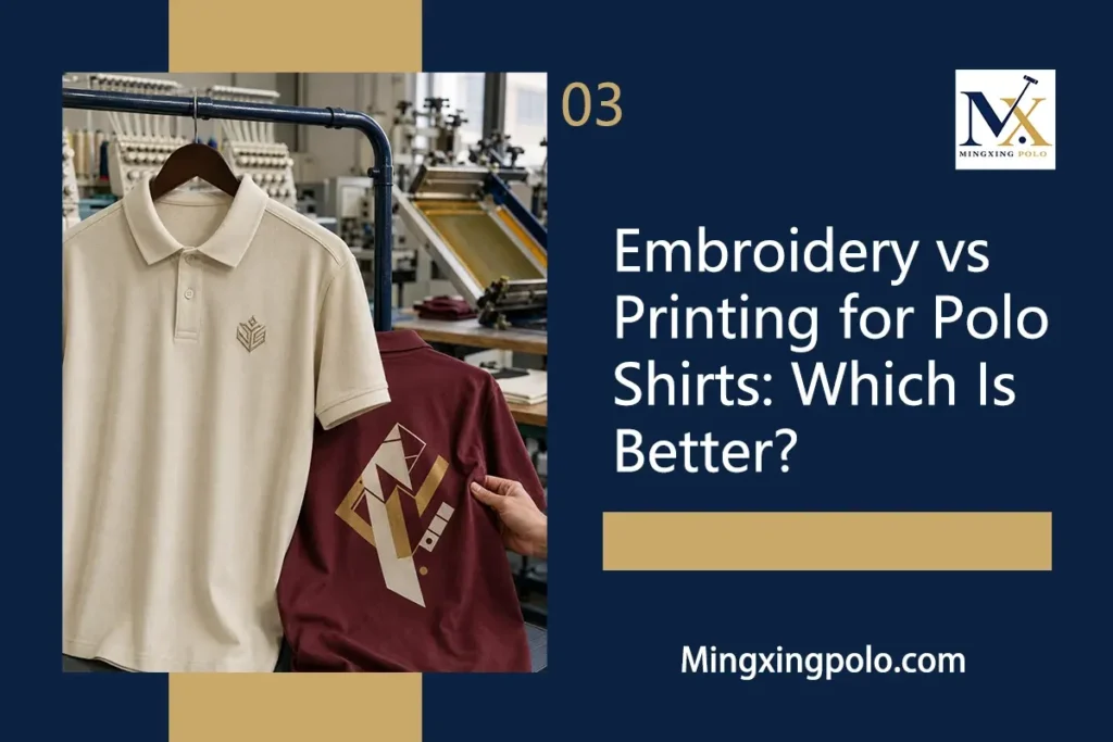 Embroidery vs Printing for Polo Shirts Which Is Better