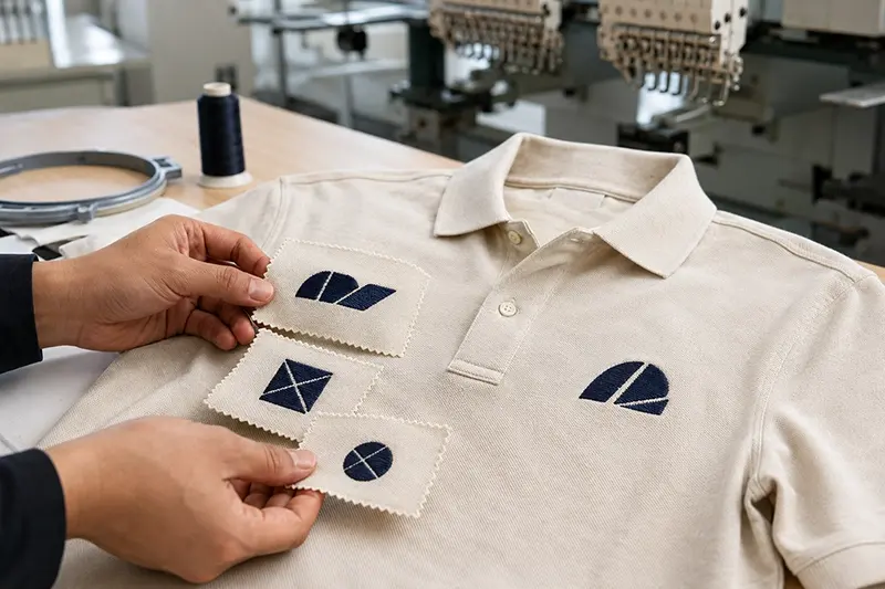 How Big Should an Embroidered Polo Logo Be 1