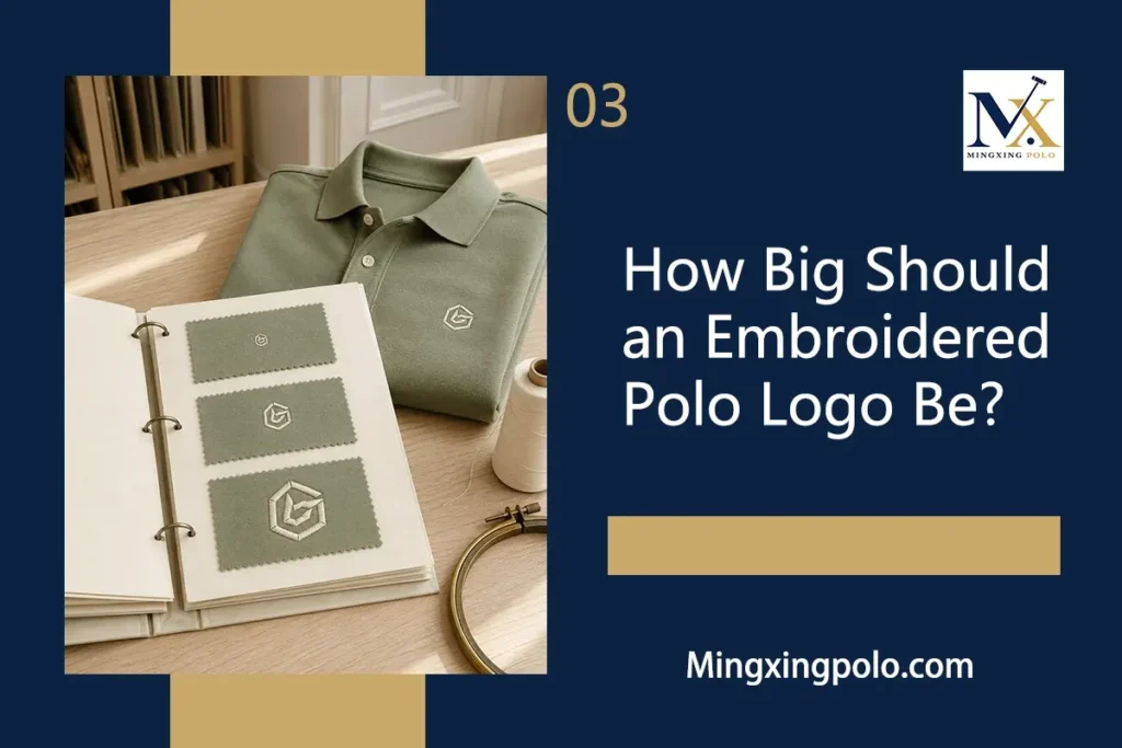 How Big Should an Embroidered Polo Logo Be