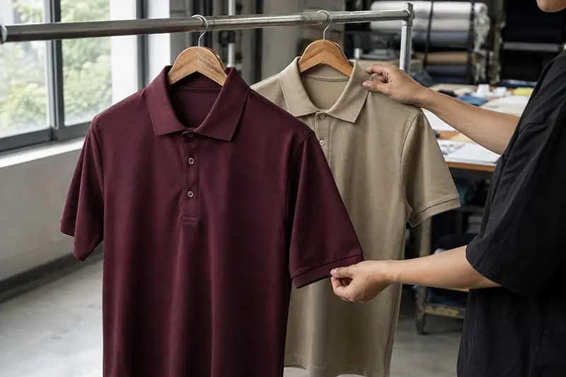 Mercerized Cotton vs Regular Cotton Piqué 1