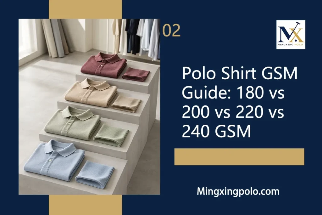 Polo Shirt GSM Guide 180 vs 200 vs 220 vs 240 GSM