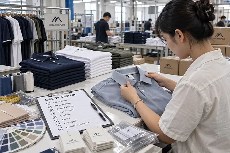 Polo Shirt Quality Control Checklist for Buyers 1